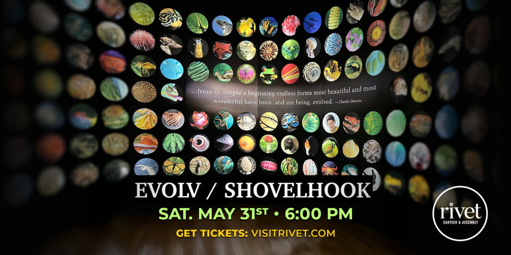 Evolv and Shovelhook Reunion Show LIVE at Rivet: Canteen & Assembly in Pottstown on Saturday, May 31st. Join us for their high-energy performance and get your tickets now!