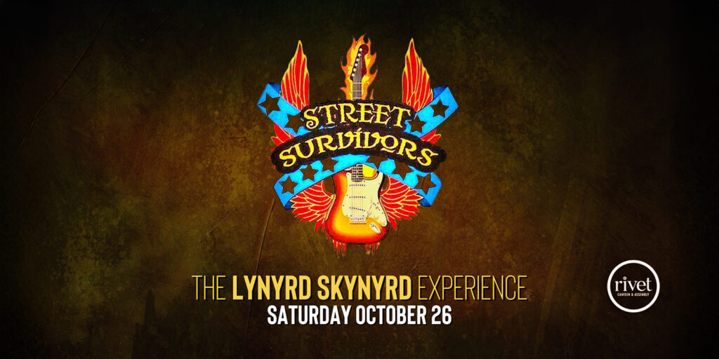 Street Survivors bring the iconic sound of Lynyrd Skynyrd to Pottstown on October 26th! Hear classics like “Sweet Home Alabama” and more! Doors: 7:00 PM. Show: 8:00 PM.