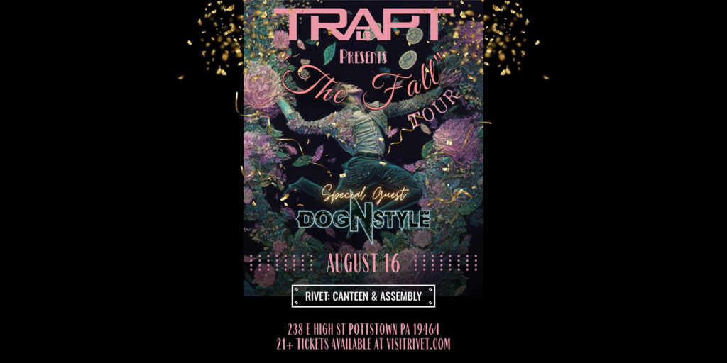 Alternative rock band Trapt brings their record release tour "The Fall" to Pottstown, PA! Special guest: French heavy rock band Dog'N'Style. Date: Friday, August 16. Doors: 6:00 PM. Don't miss out, make sure to get your tickets early for this show!